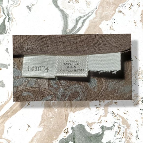 Ann Taylor size 8 brown & blue wide-strap camisole, EUC - Picture 6 of 6